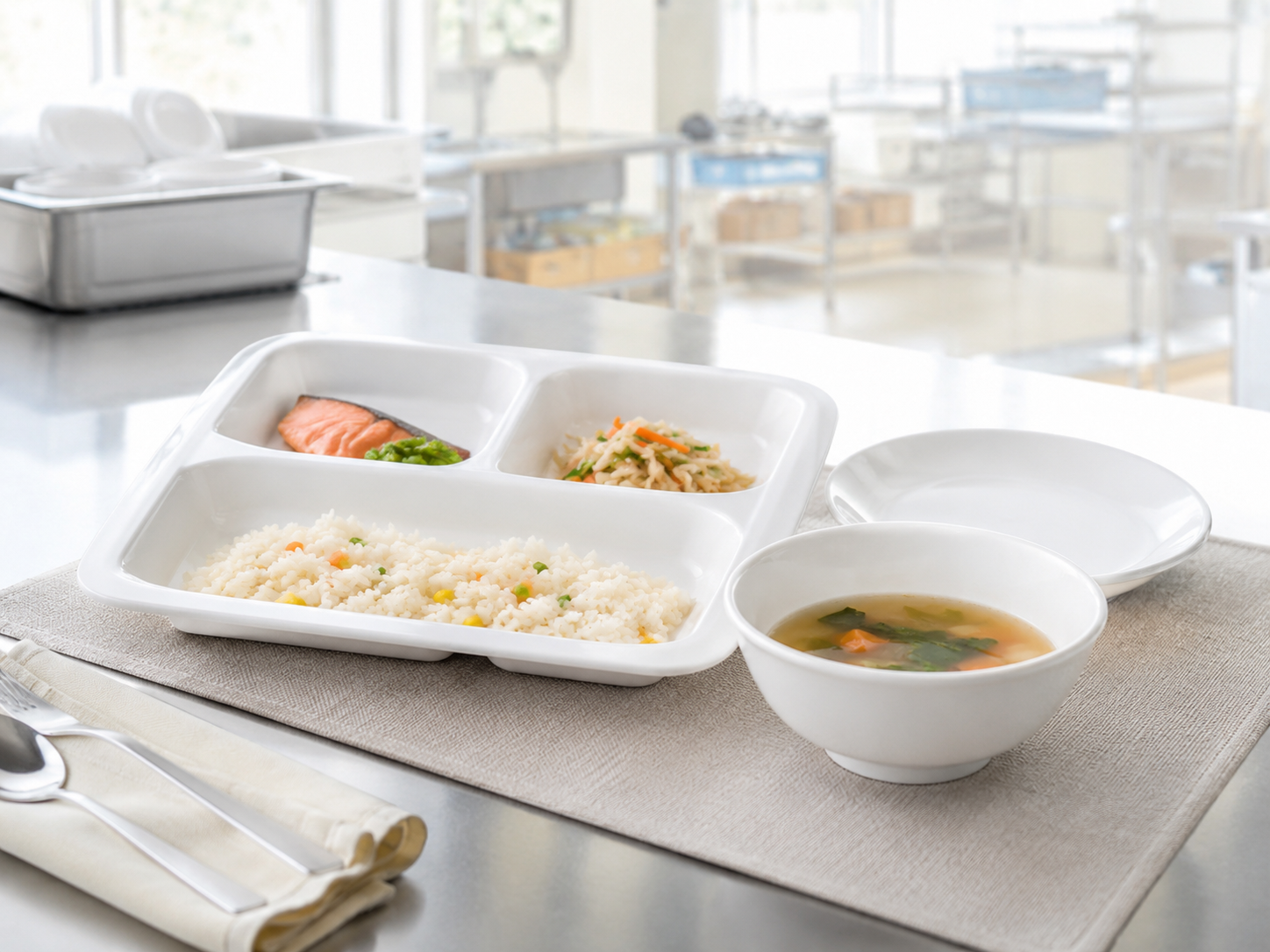 保育施設、介護施設、給食施設で使いやすいメラミン食器